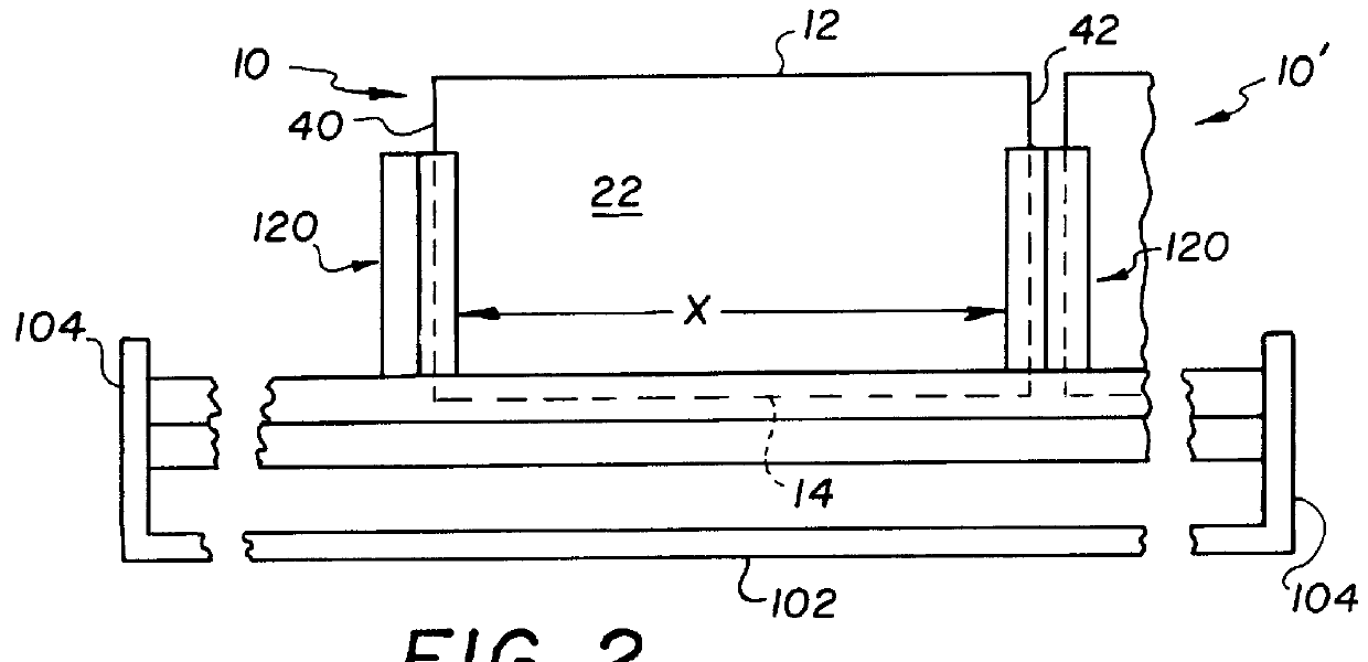 Method and support for supporting packages only at their edges during steam sterilization