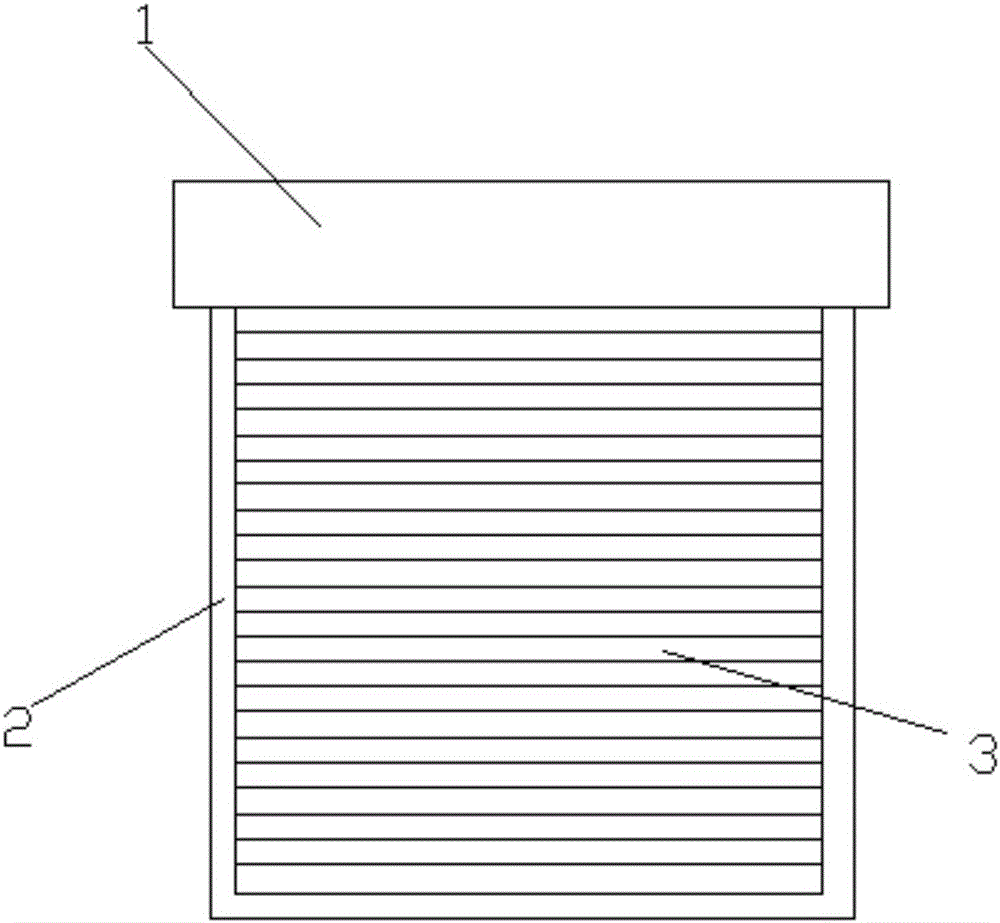 Energy-saving and environment-friendly sunshade curtain window