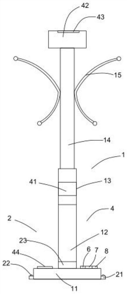 Multifunctional hat and coat stand