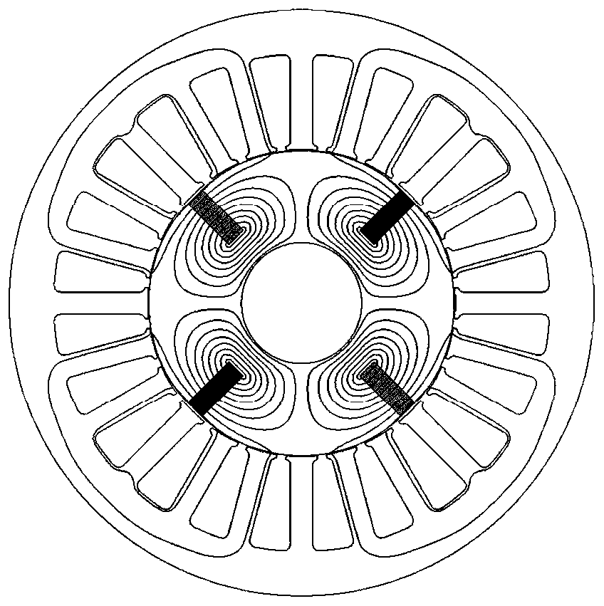 Bilateral excitation type tangential magnet hybrid excitation brushless motor