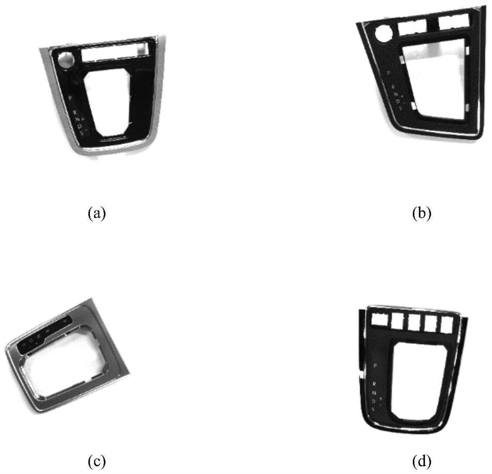 Automatic classification method for images of automobile gear shifting panel