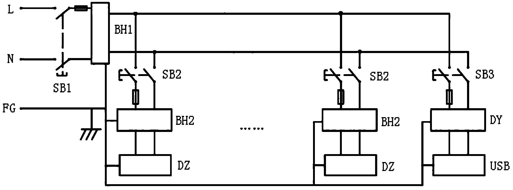 Multifunctional power supply box