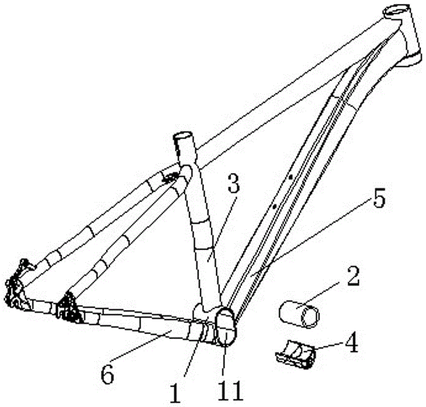 Frame specification conversion structure