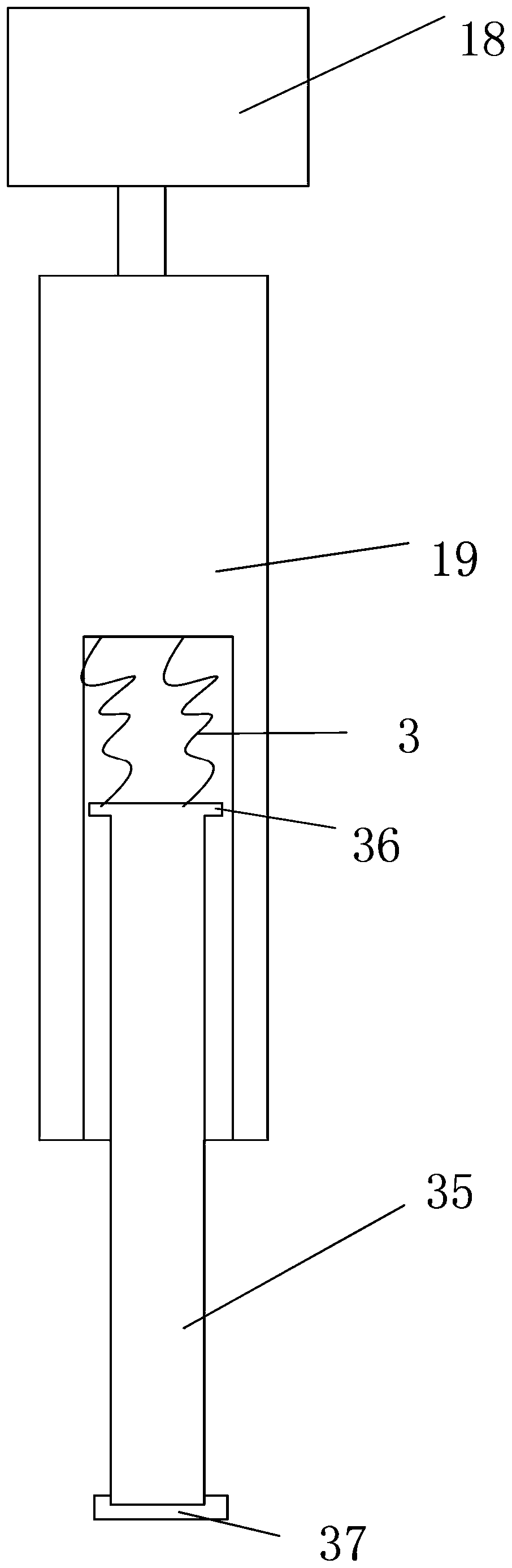 Environment-friendly sewage treatment device for convenient sludge discharge