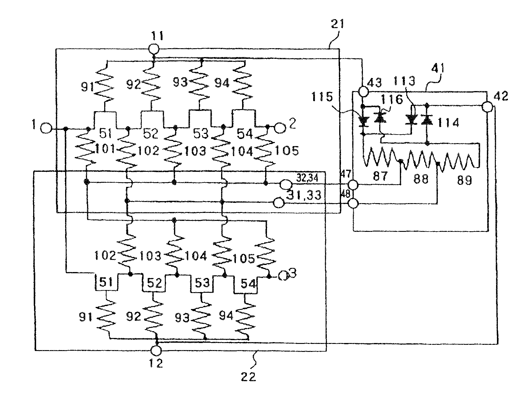 Switch circuit for high frequency signals wherein distortion of the signals are suppressed