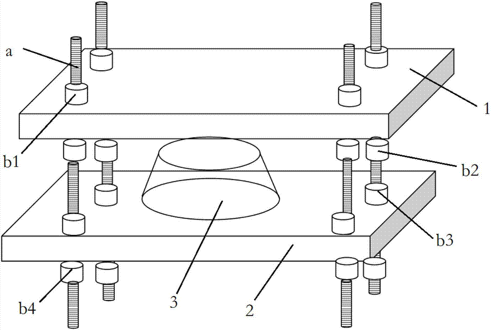 Three-dimensional cell gradient mechanics loading experiment platform based on tissue specific shape