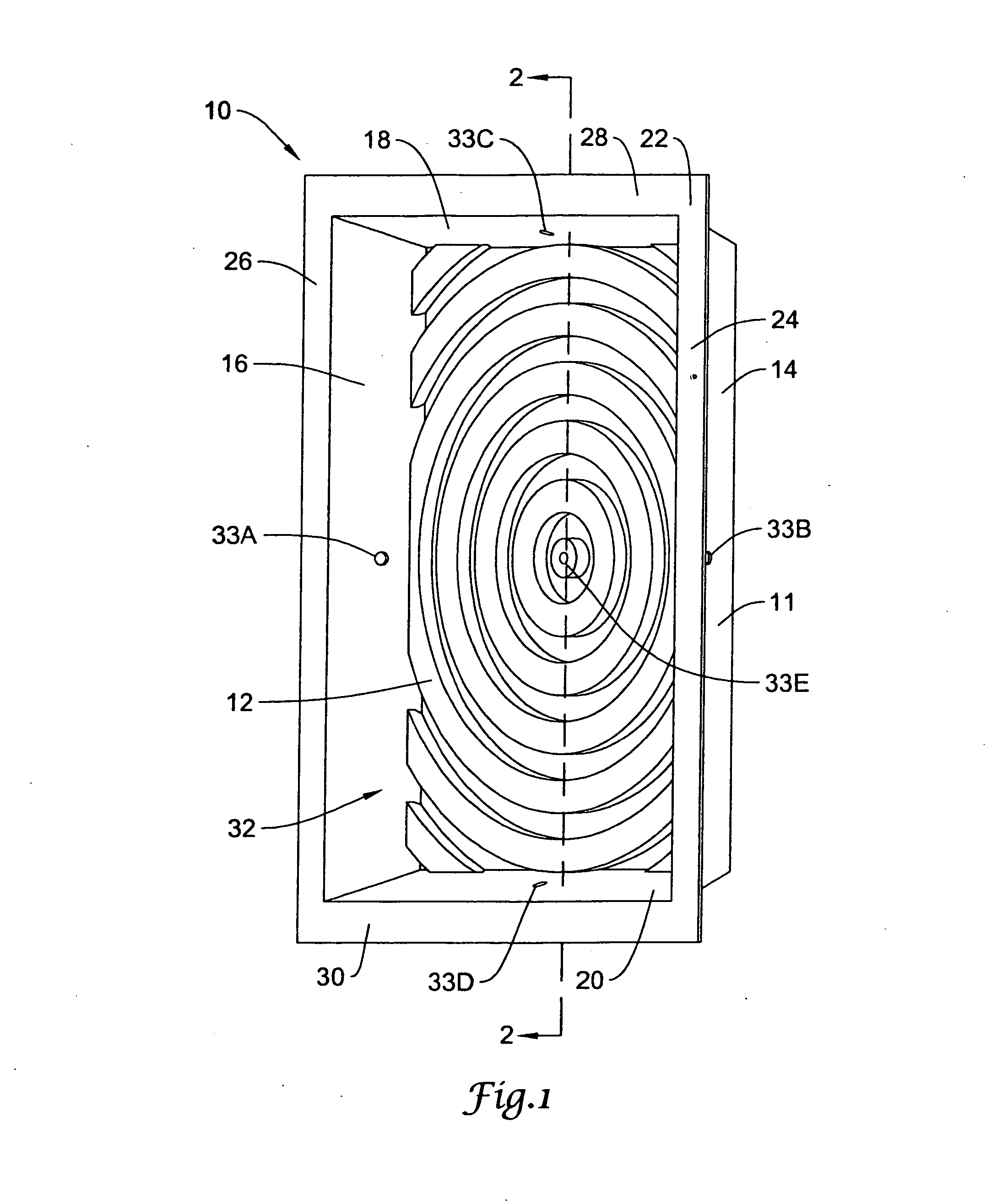 Receptacle for enclosing low-voltage electronic devices in a wall