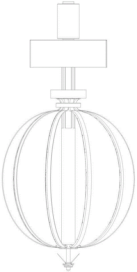 Cutting-free direct squeezing type melon juice squeezing machine