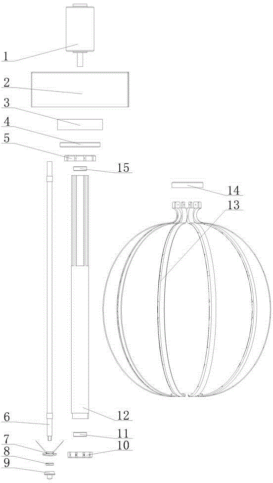 Cutting-free direct squeezing type melon juice squeezing machine