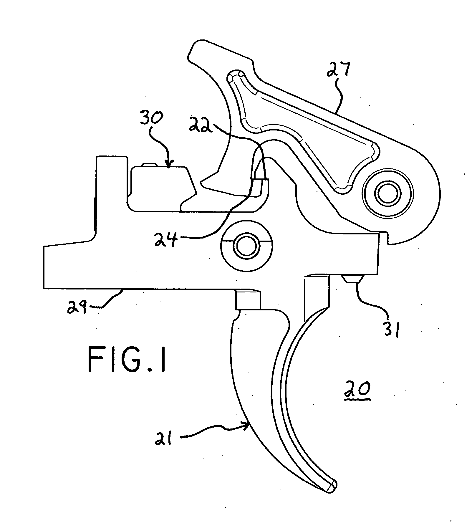 Adjustable dual stage trigger mechanism for semi-automatic weapons