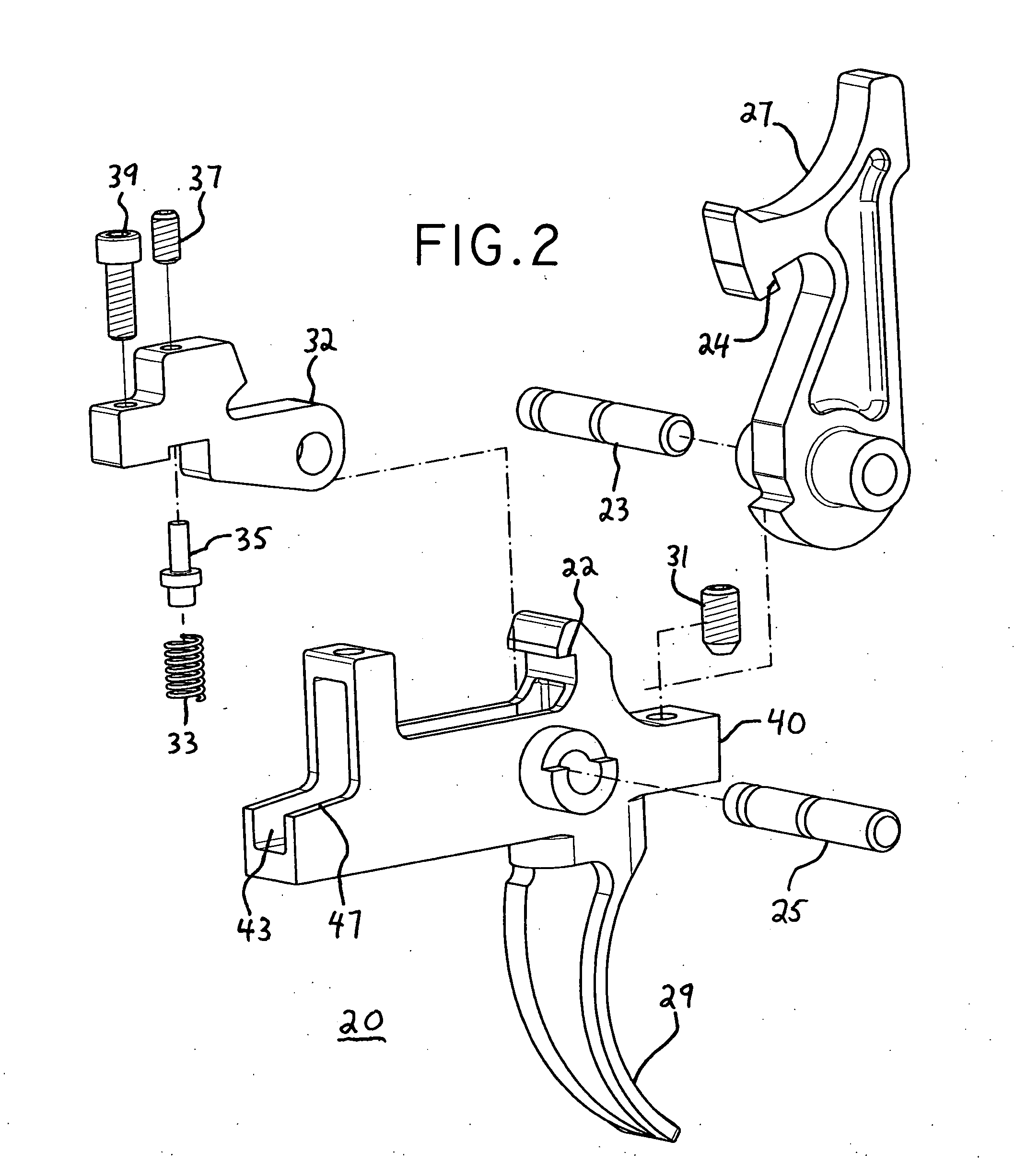 Adjustable dual stage trigger mechanism for semi-automatic weapons