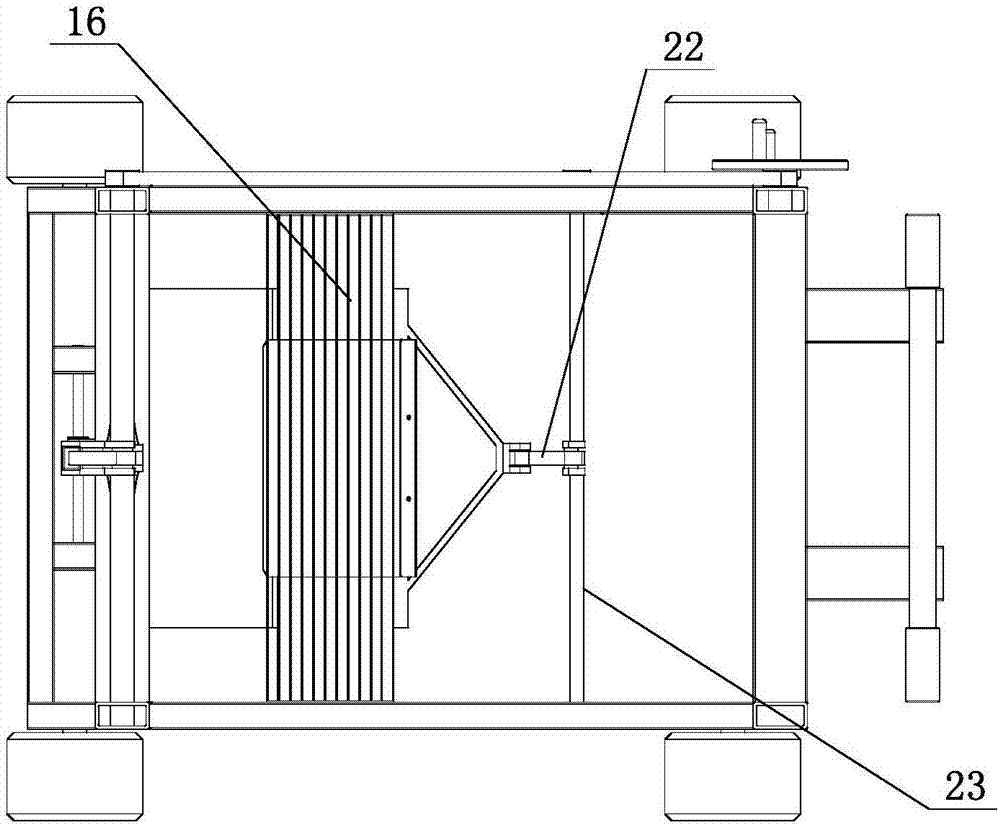 Hand-pushing type miniature automatic arch strip feeding machine