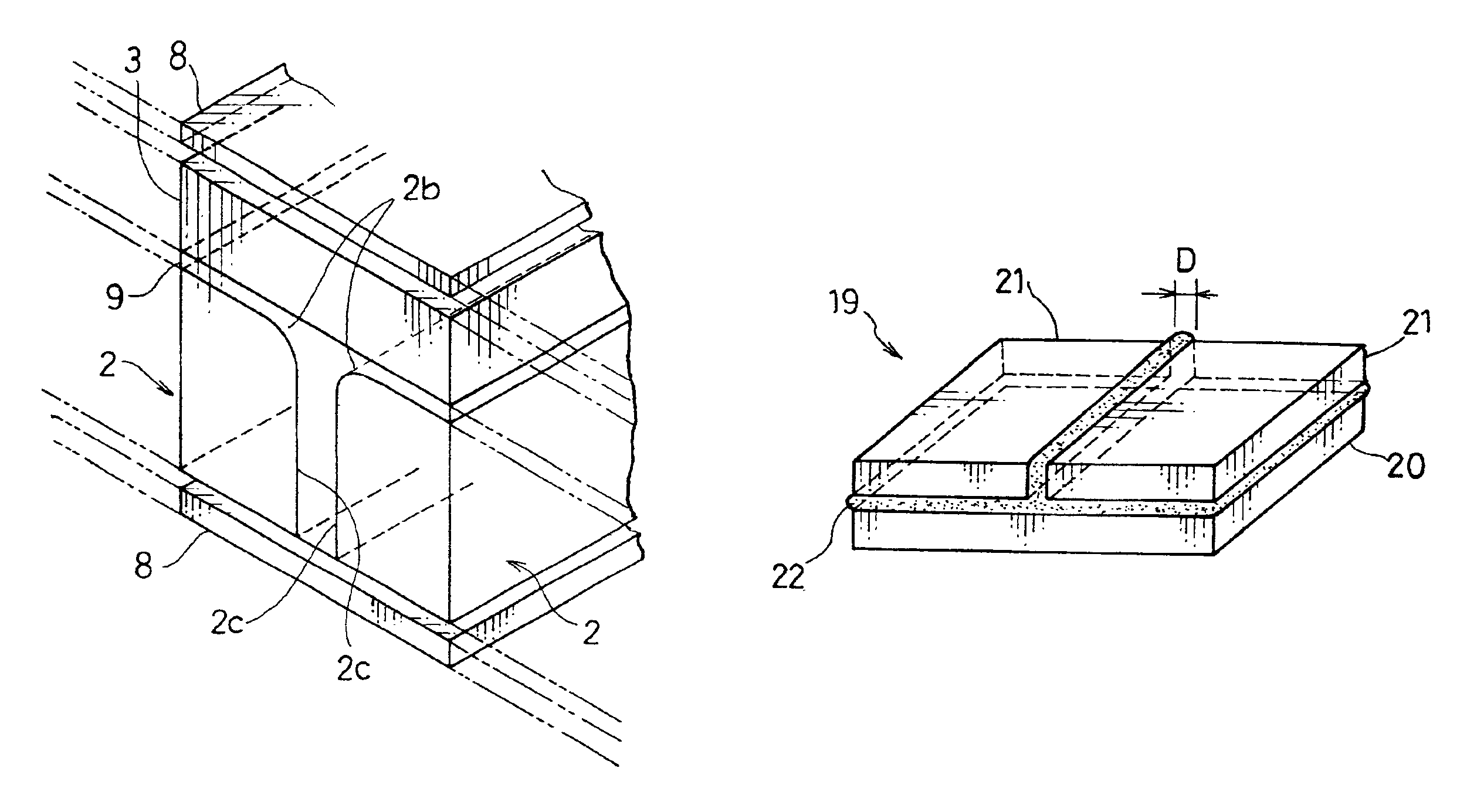 Display device utilizing a plurality of adjoining display panels to form single display screen and methods related thereto