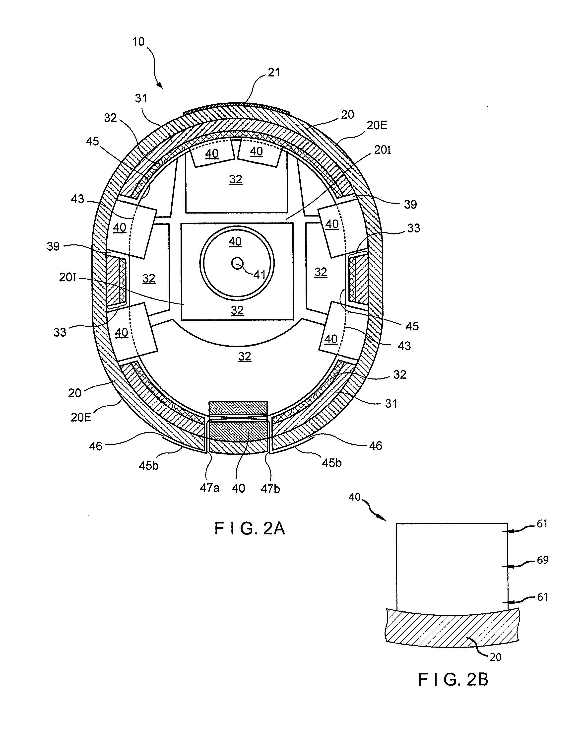 Helmet with columnar cushioning