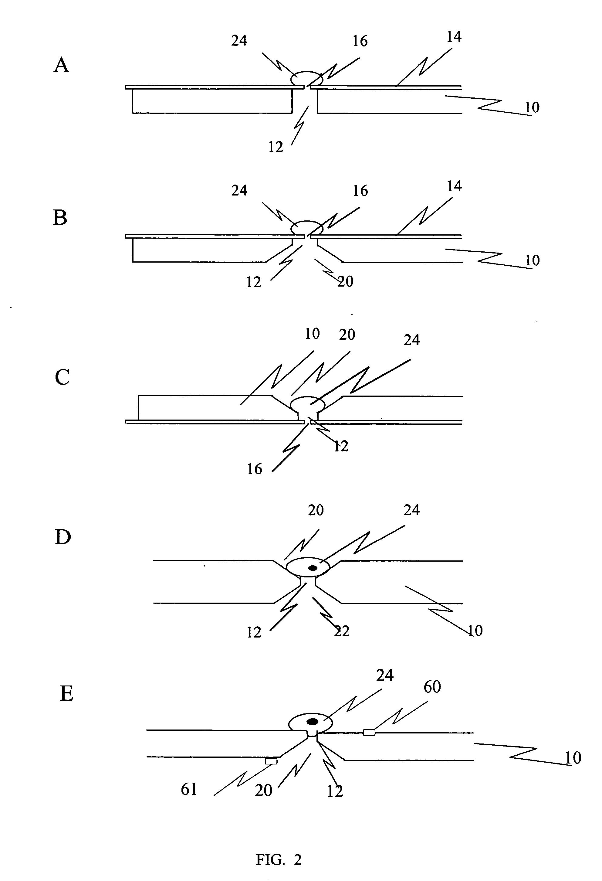 Apparatus including ion transport detecting structures and methods of use