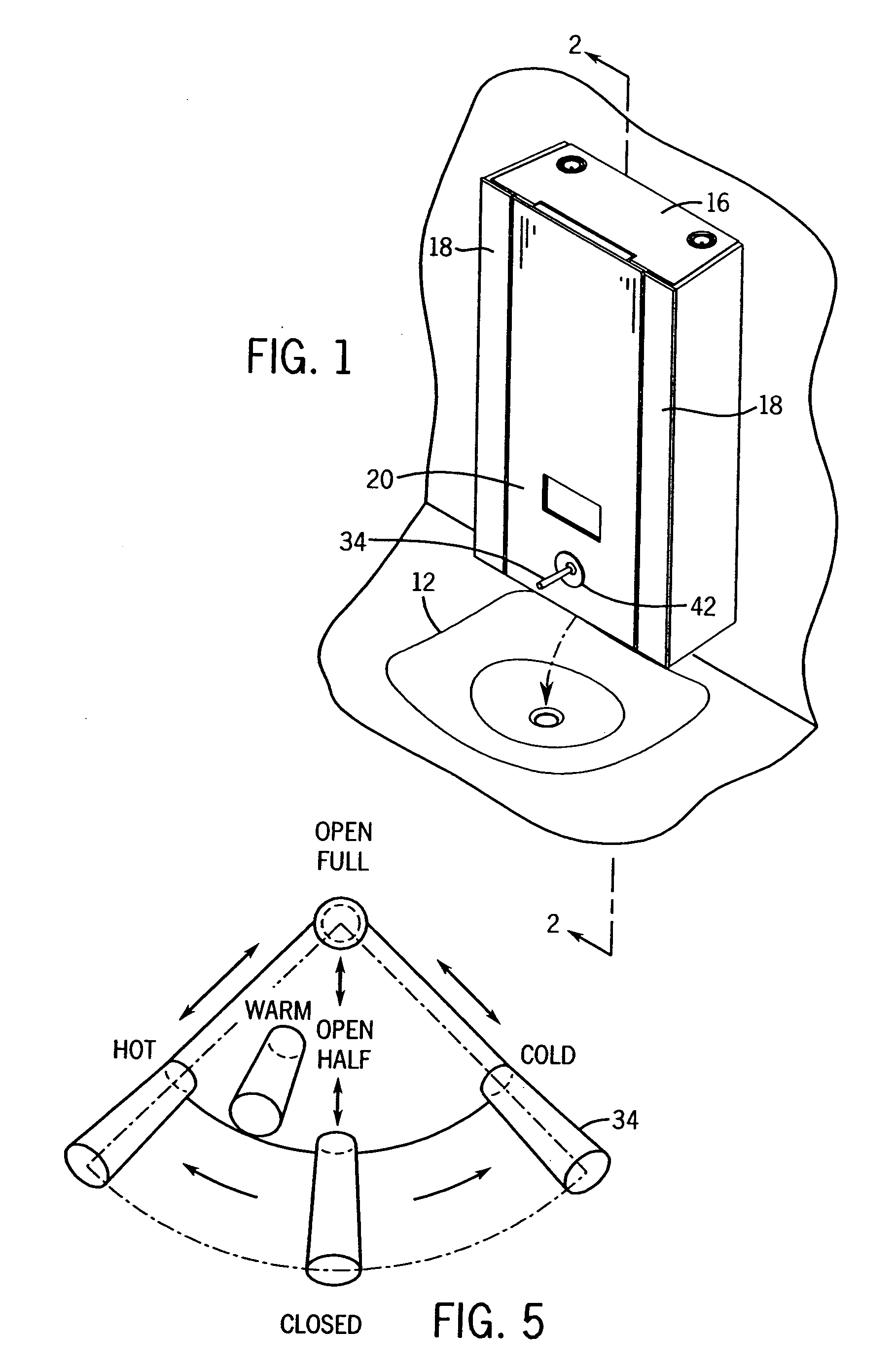 Plumbing valve with stick control handle