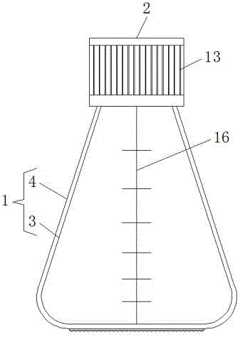 Chemical sealing bottle