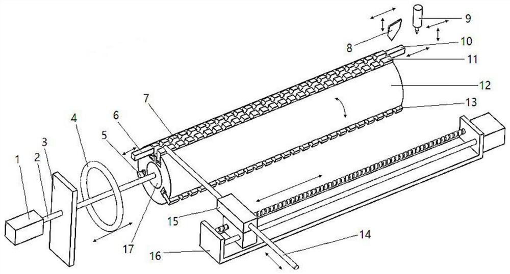 Automatic forming method of electromagnetic rubber hair ring