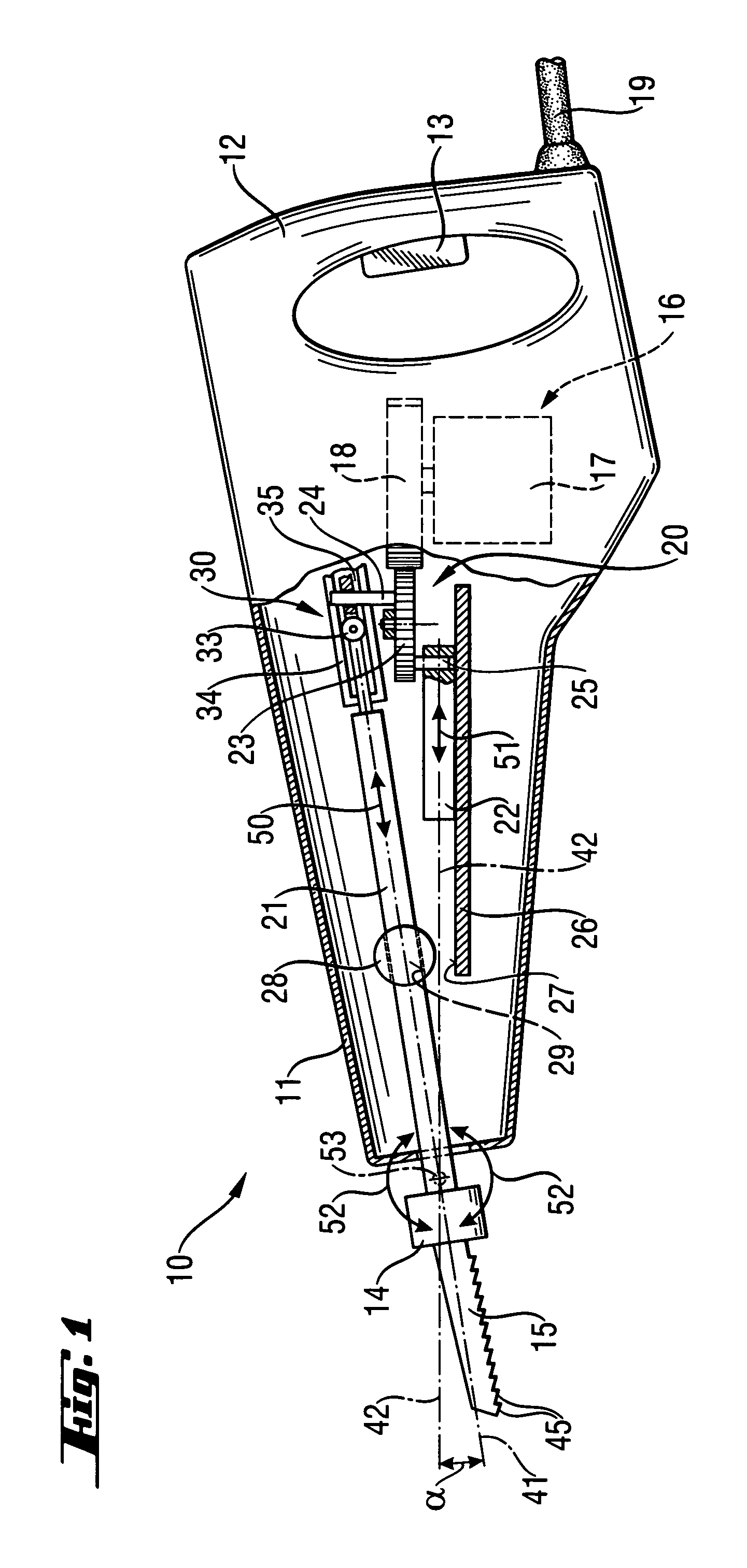 Saber saw tool