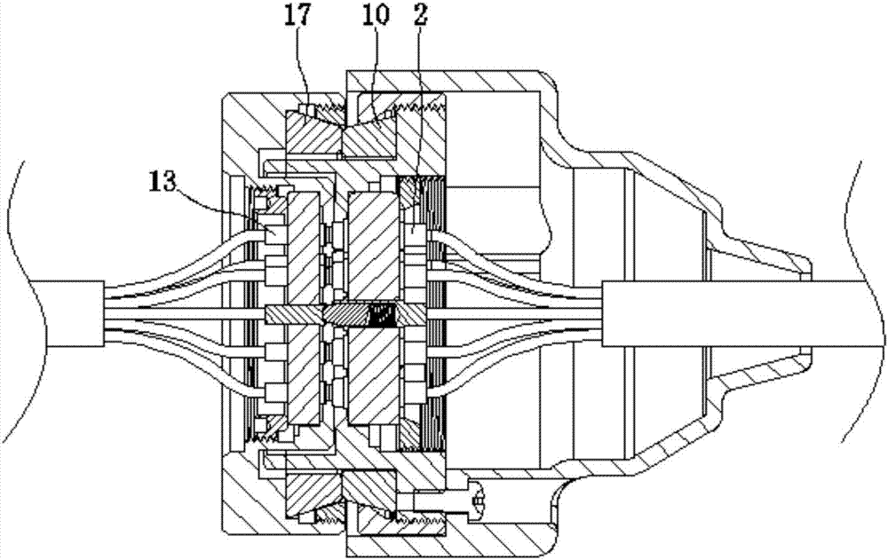 Electric signal connector of endoscope