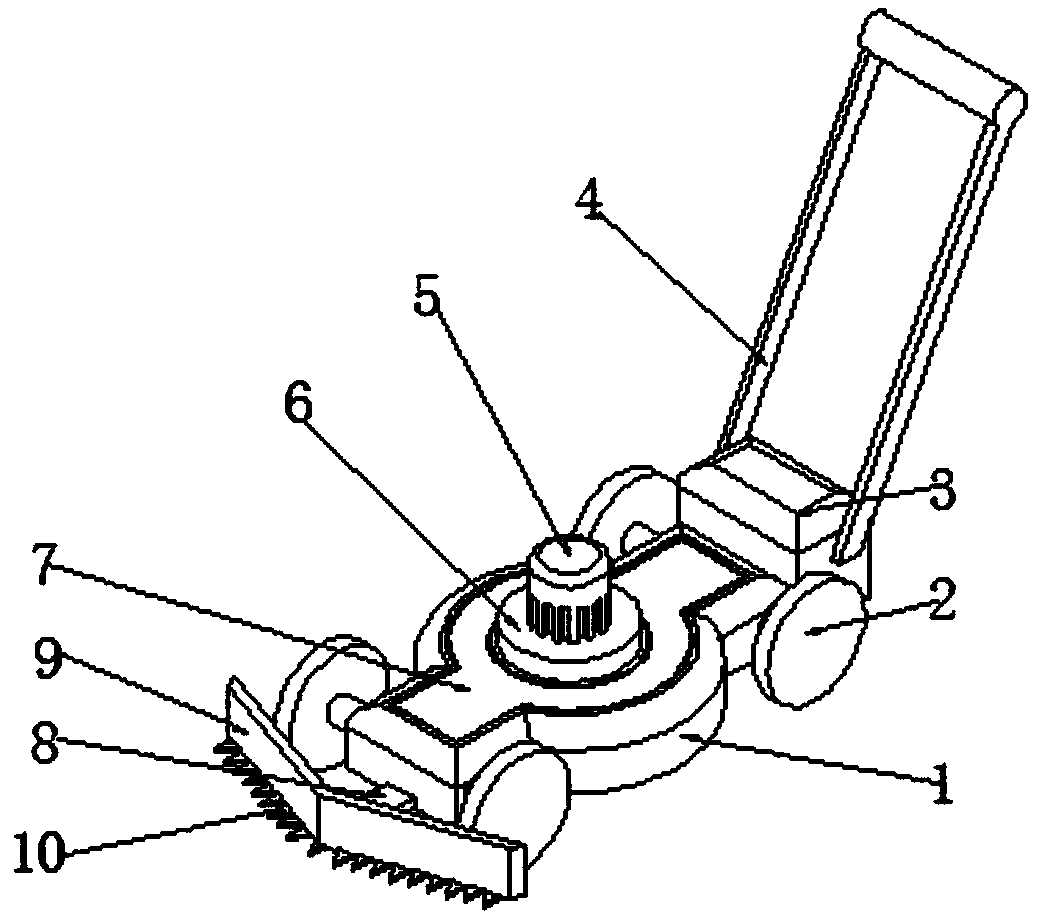 Lawn trimmer for landscaping engineering