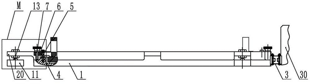 Flexible hinge and floating frame matched clamping and positioning device for optical component