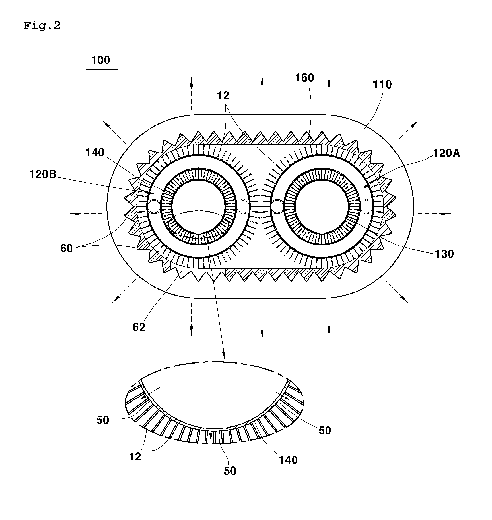 Radiator heating device using vacuum spiral heat pipe