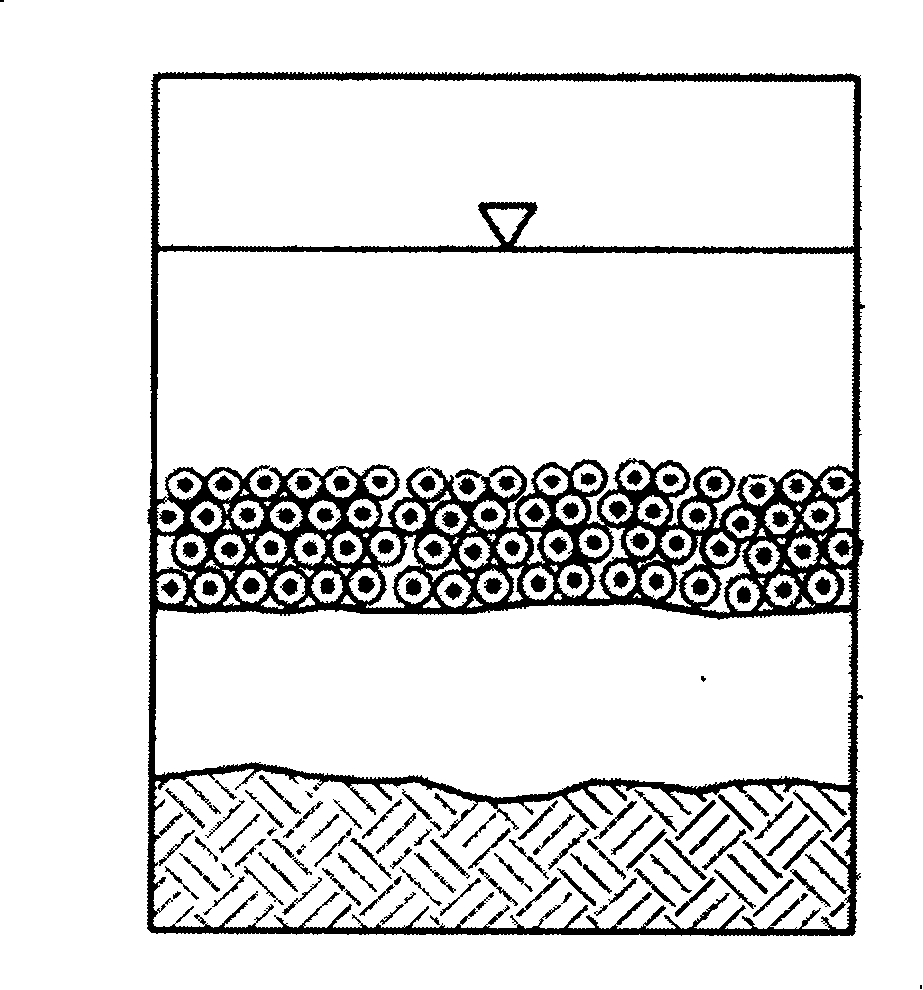 Method for treating polluted bottom mud by using closure material