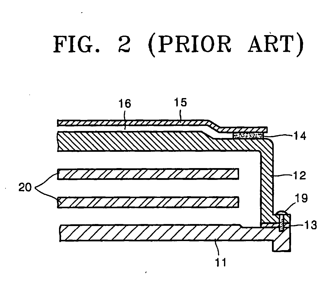 Hard disk drive with damping plate