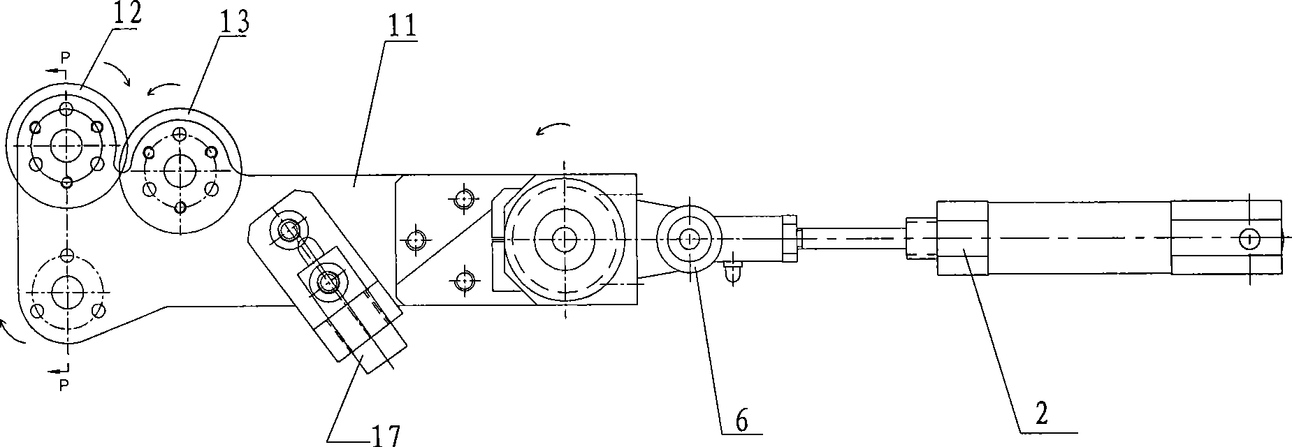 Double-wheel milling-knife combination device for automatic cutting machine