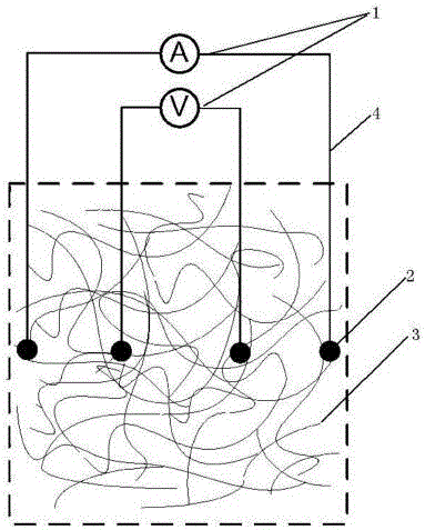 Method for monitoring Tg of polymer-based composite material by using carbon nano-paper sensor