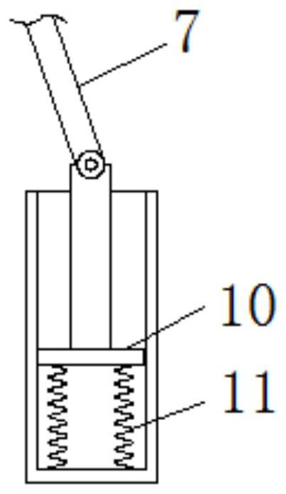 Device for accelerating air flow in mechanical equipment control cabinet for heat dissipation