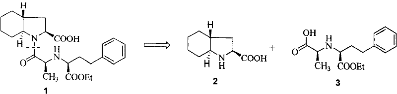 Synthetic method of trandolapril key intermediate (2S,3aR,7as)-octahydro-1H-indole-2-carboxylic acid