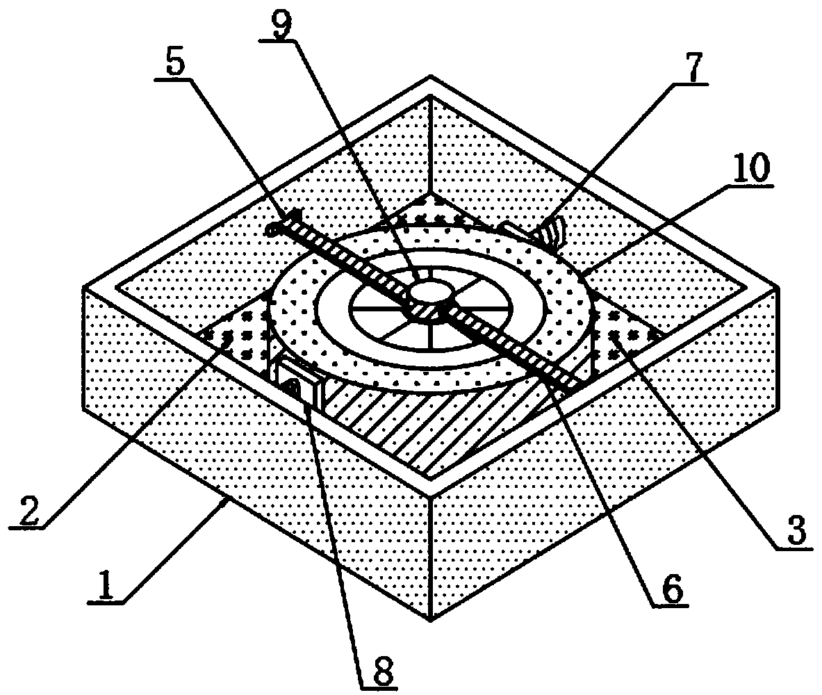 Cavity structure used for placing spare tires of vehicle