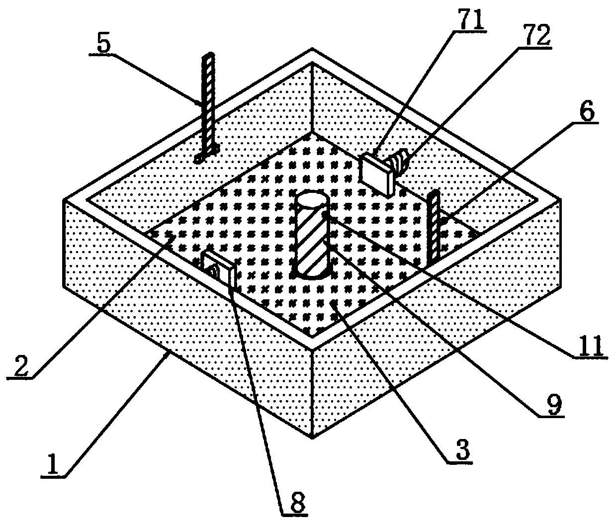 Cavity structure used for placing spare tires of vehicle