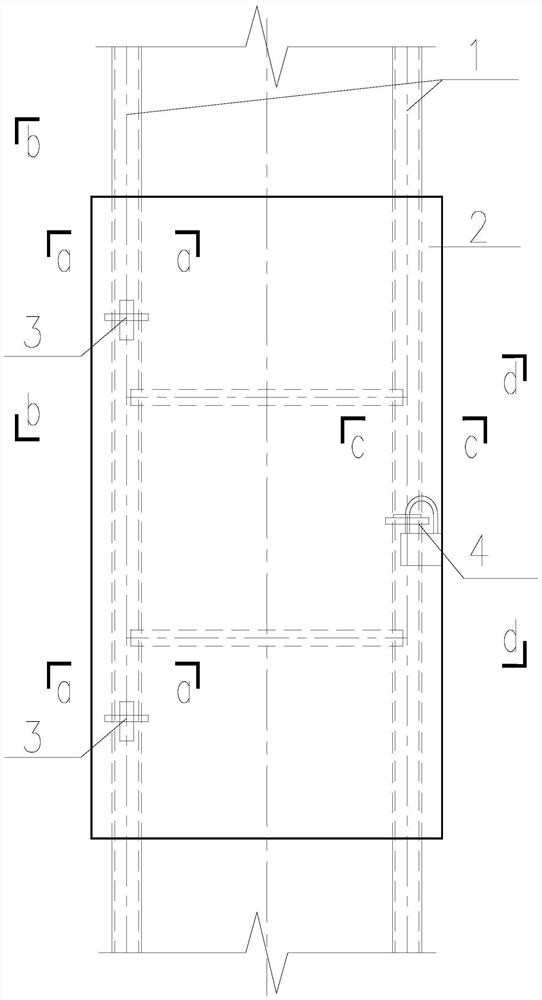 Anti-climbing device for substation truss