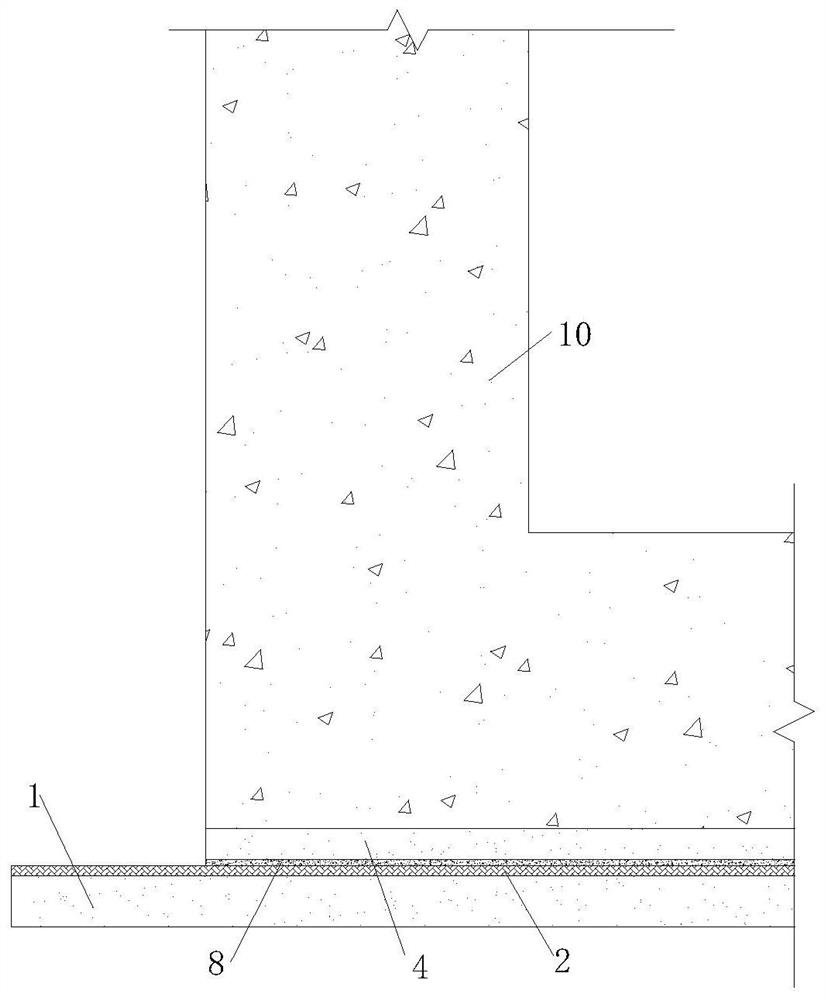 Waterproof construction method for external corner of bottom plate of urban underground comprehensive pipe gallery