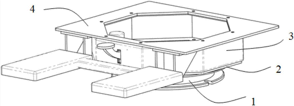 Linkage table rotating base