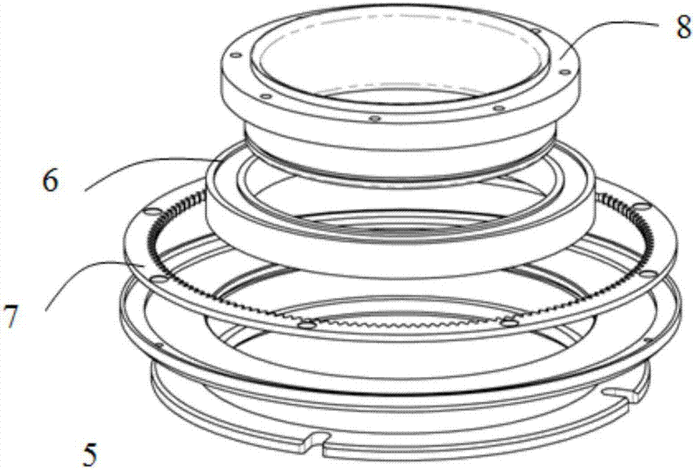 Linkage table rotating base