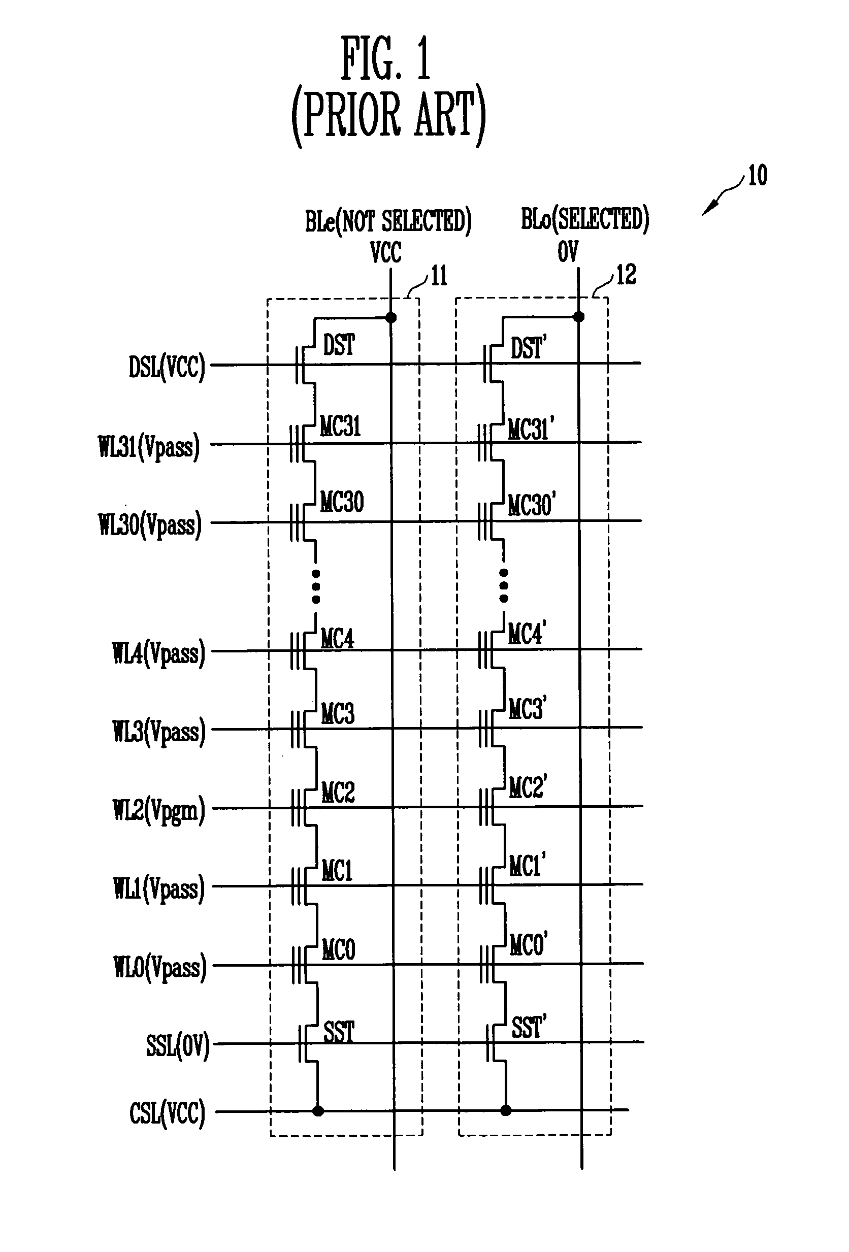 Non-volatile memory device and method of preventing hot electron program disturb phenomenon