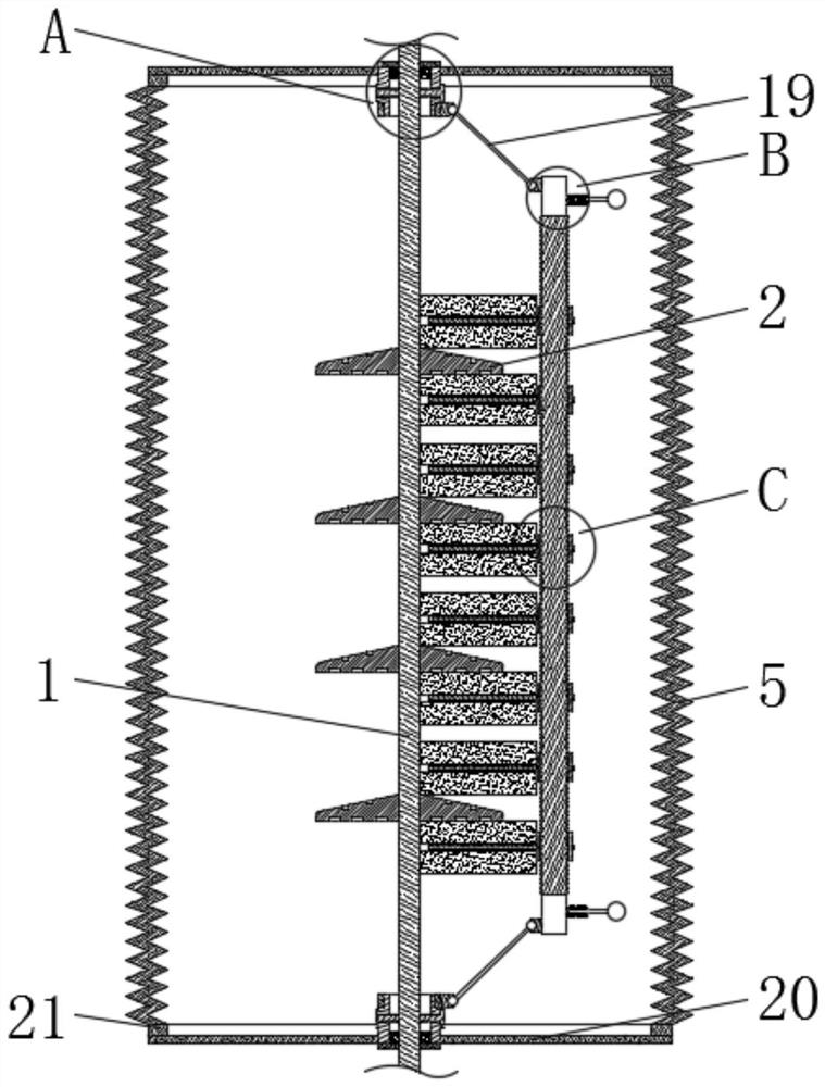 Efficient glass insulator surface cleaning device