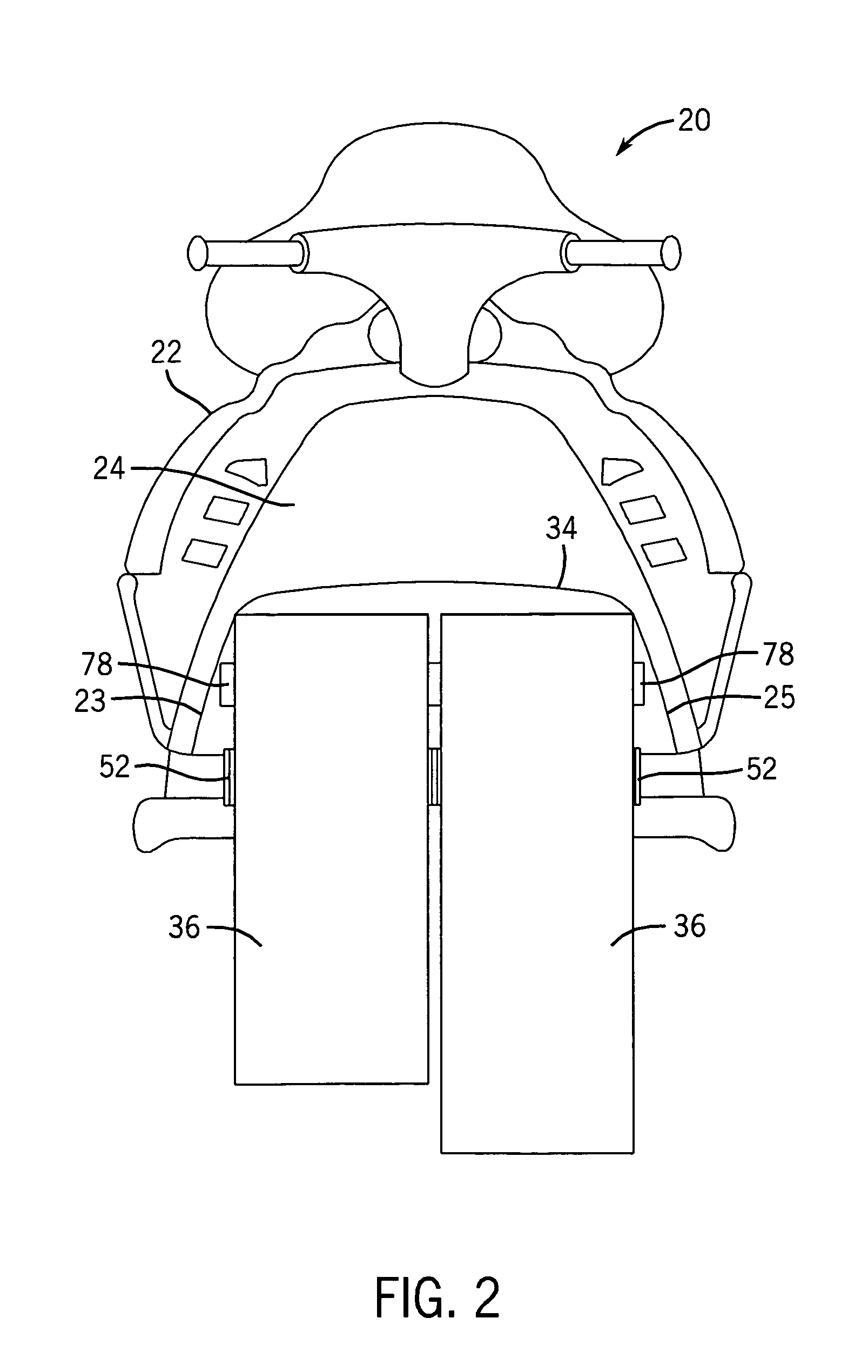 Snowmobile rear suspension system