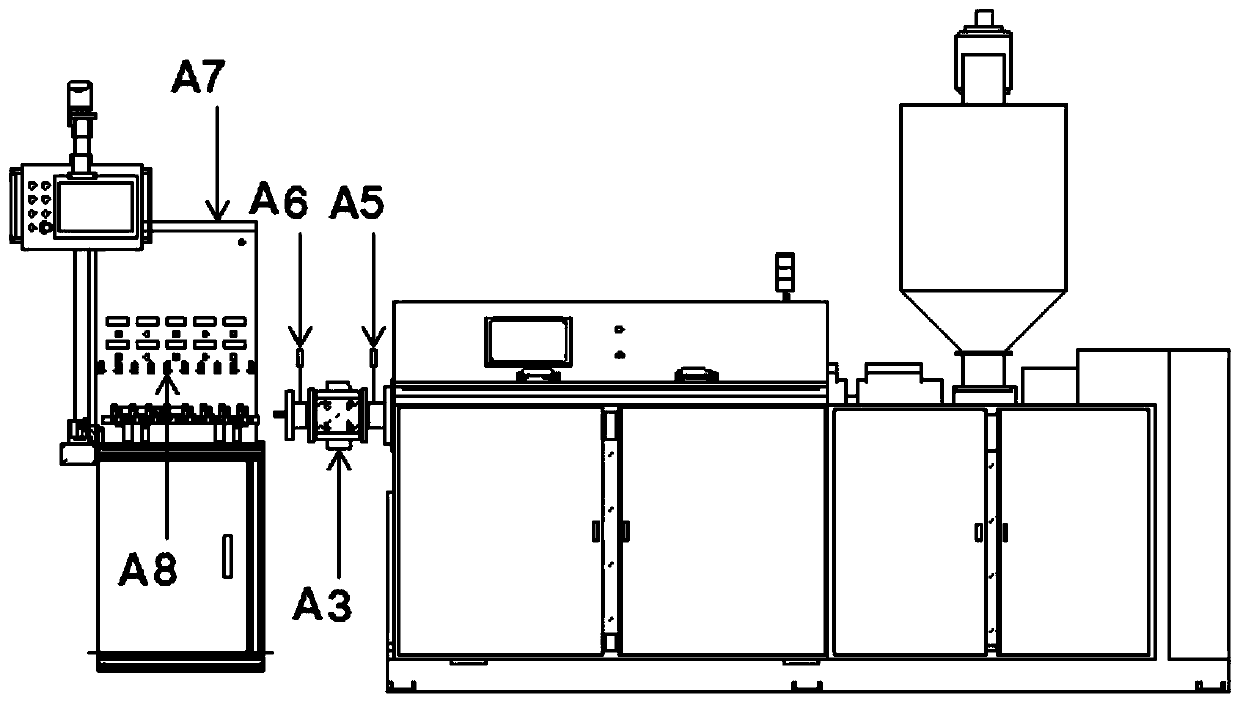 Door gasket processing and production assembly line