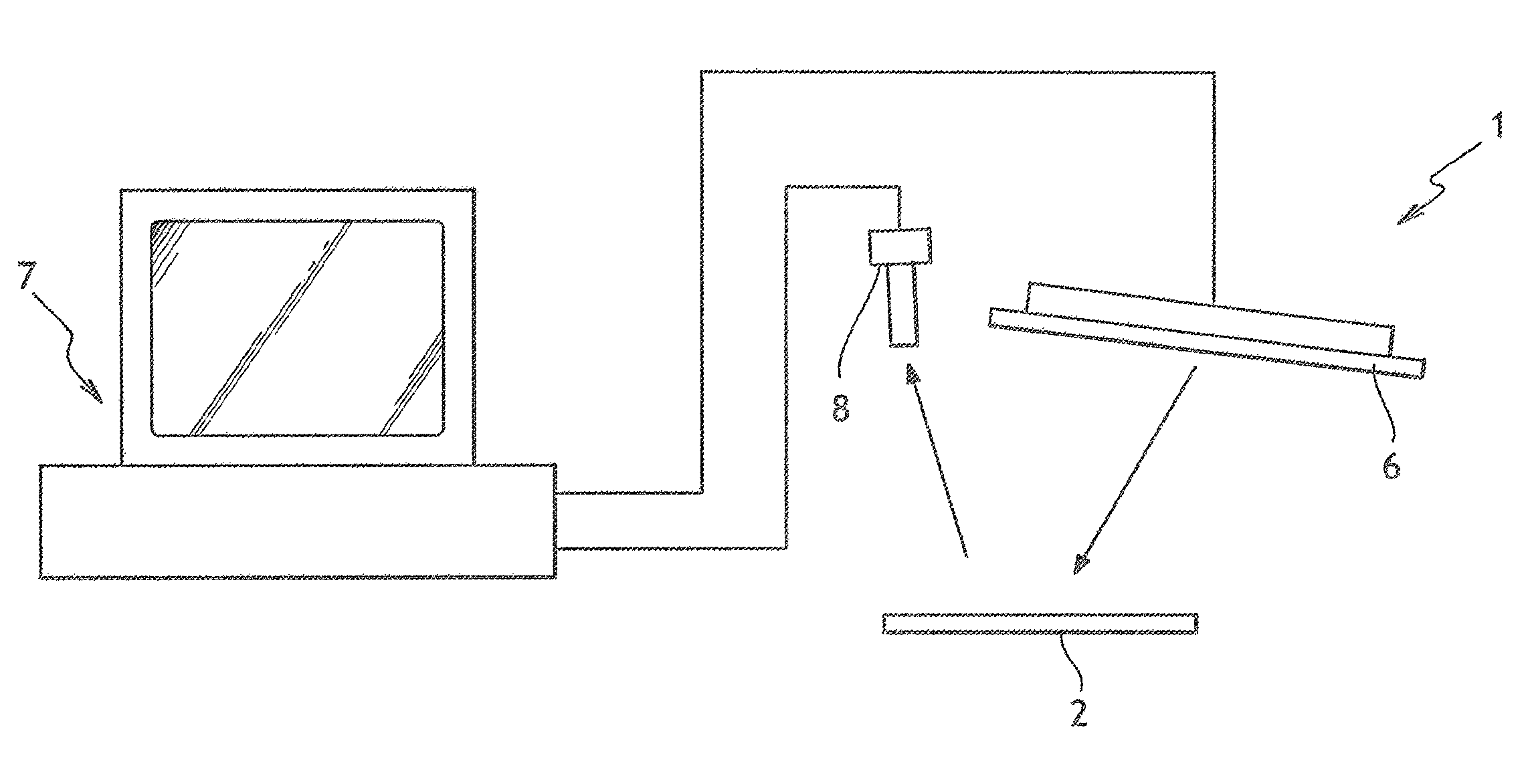 Method for detecting surface defects on a substrate and device using said method