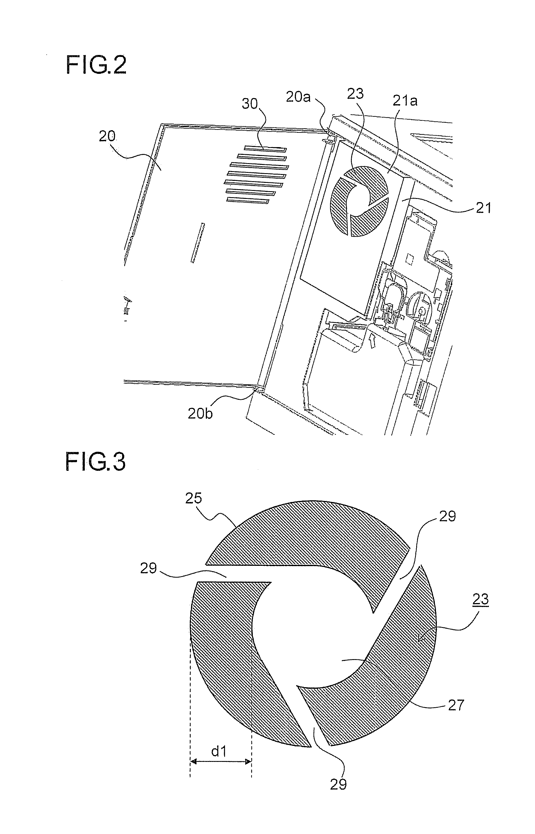 Air intake mechanism of electronic apparatus, and image forming apparatus provided with air intake mechanism