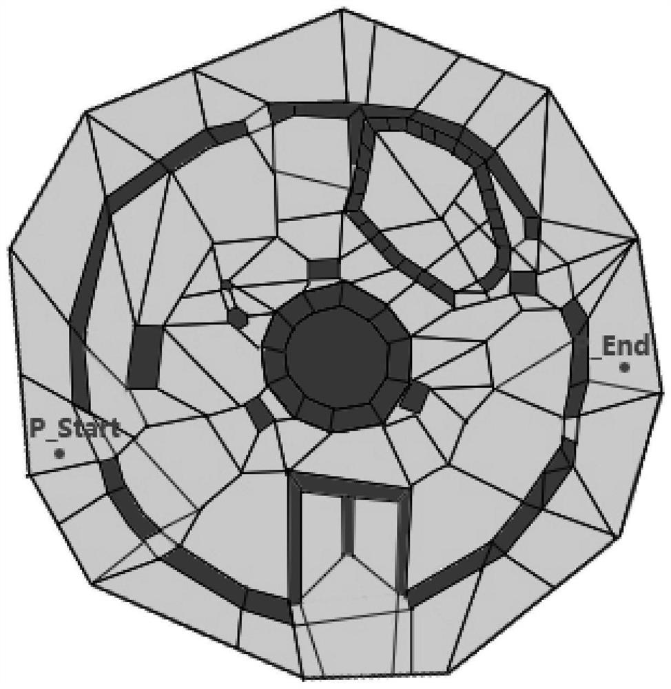 A maintenance path planning method and device for a nuclear power plant