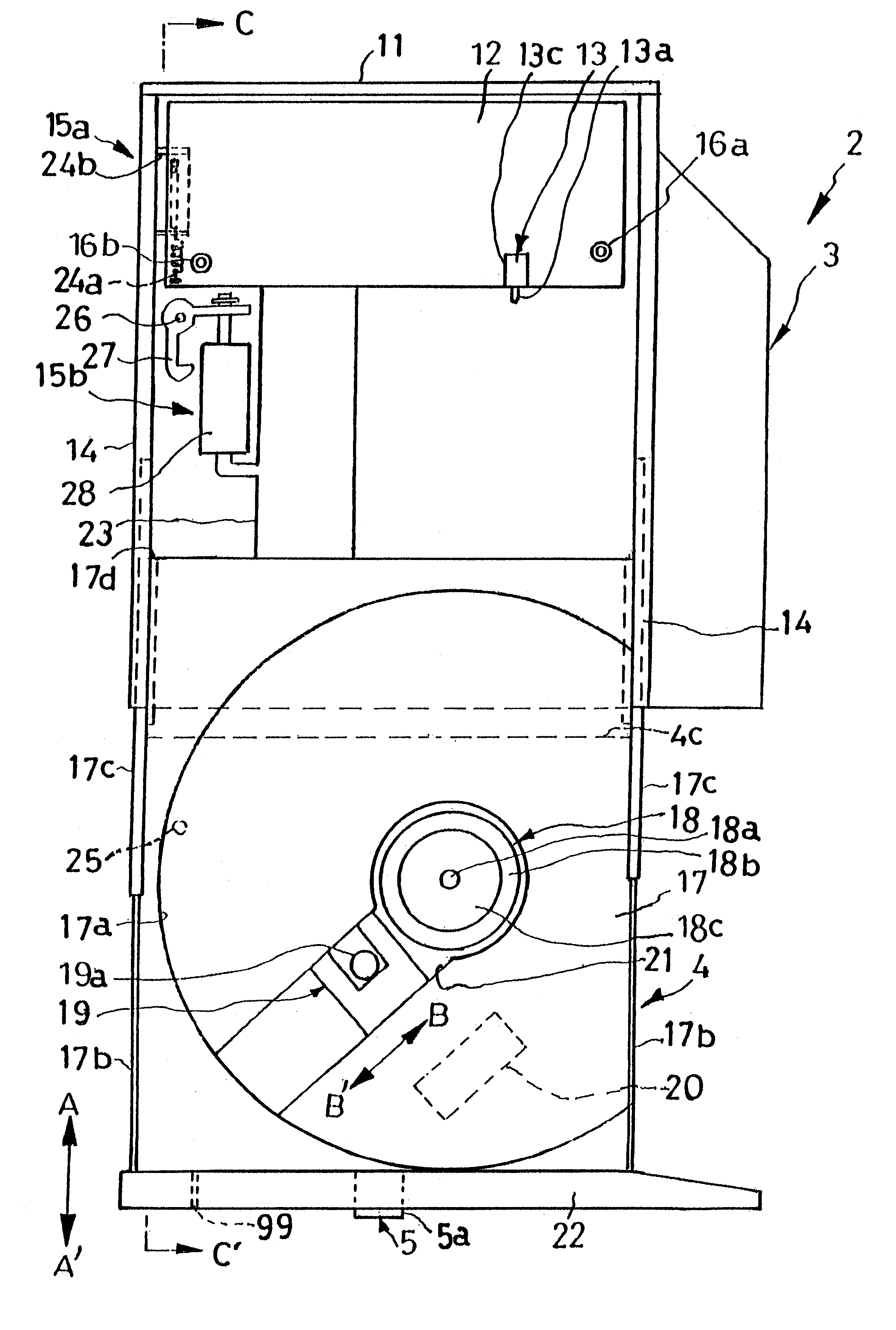 Data conversion apparatus with safety circuit