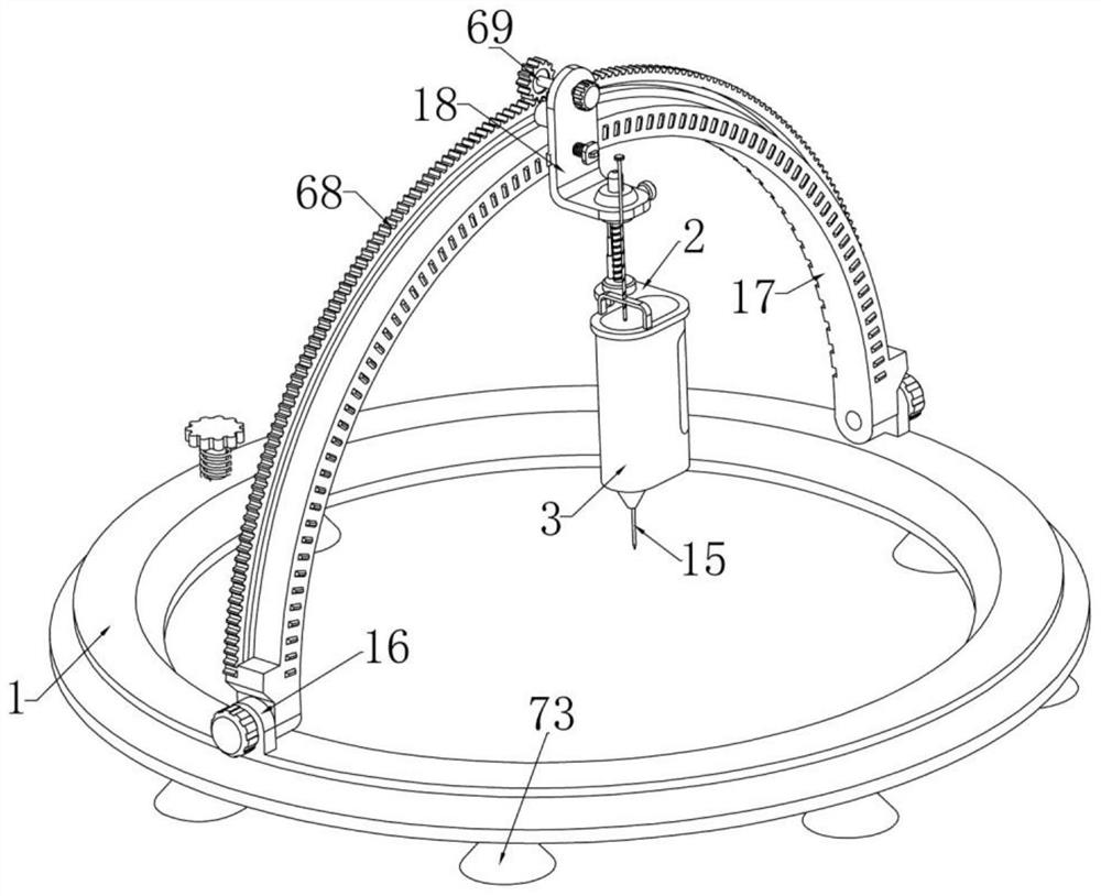 Positioning device for acupuncture and moxibustion