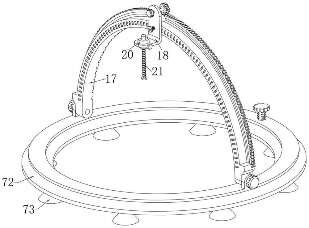 Positioning device for acupuncture and moxibustion