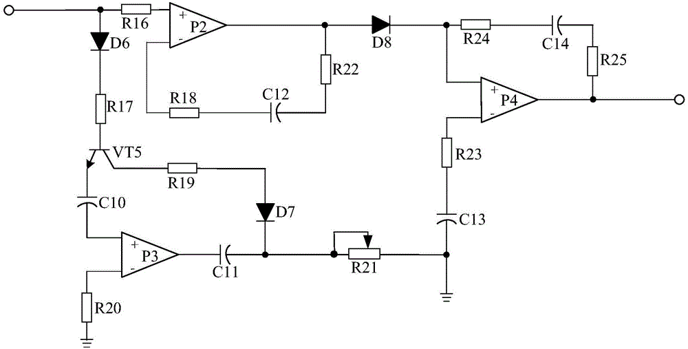 Signal-amplification-type light-operated LED control system based on current adjusting circuit